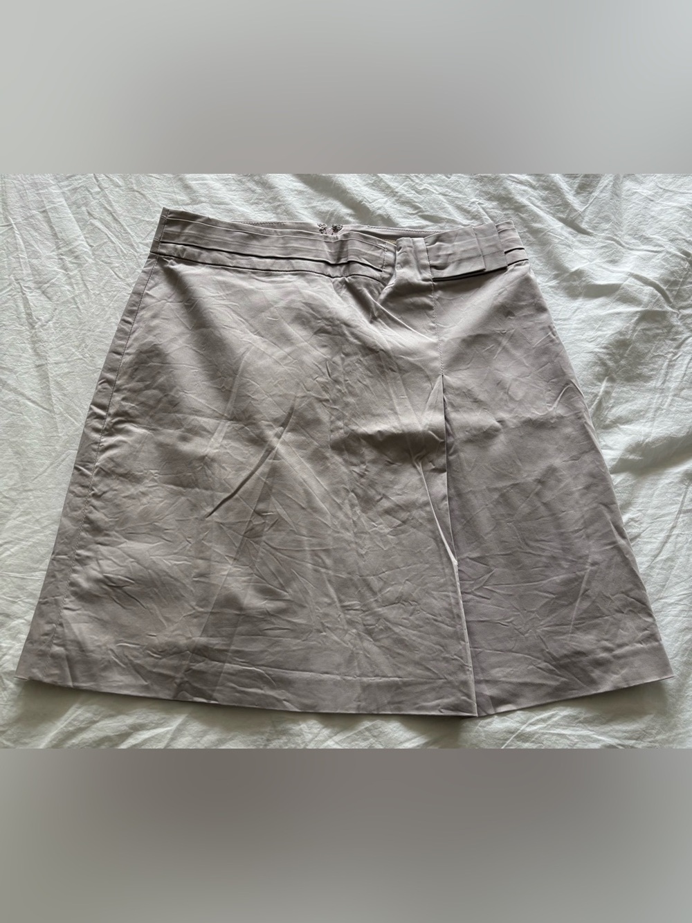 RW&CO. light taupe A-line skirt